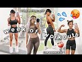 Week of Workouts | Weights, Cardio & Abs | Healthy Lifestyle & Fit Body and Mind