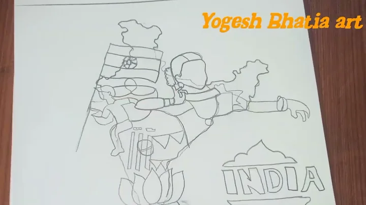 Unity in diversity Drawing|United India |(Yogesh bhatia Art) #yogeshbhatiaart#youtube#shorts #united