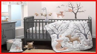 Bedtime Originals Deer Park Fitted Crib Sheet, Multicolor , 28x52x8 Inch (Pack of 1)