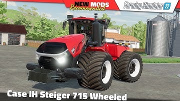 FS22 | Case IH Steiger 715 Wheeled - Farming Simulator 22 New Mods Review 2K60