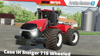 FS22 | Case IH Steiger 715 Wheeled - Farming Simulator 22 New Mods Review 2K60