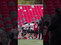 REDBLACKS DB Brandin Dandridge with a SMOOTH Pick on Day 3 of Training Camp