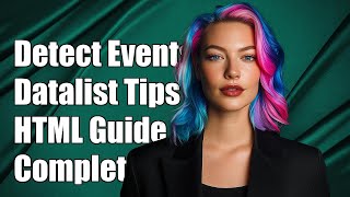 How to Detect Events for Datalist Options in HTML: A Complete Guide