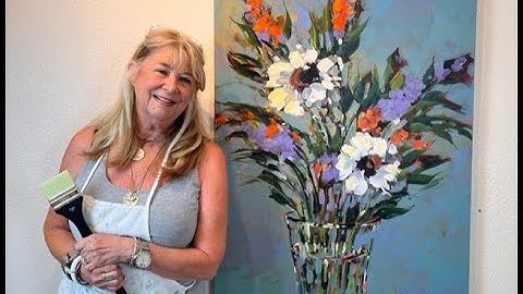 Acrylic Floral Painting with Jane Slivka  Free & Loose