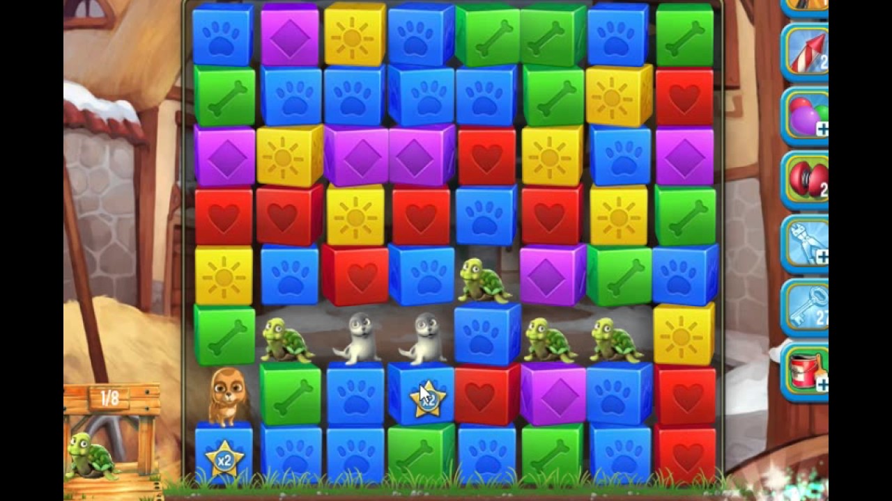 Pet Rescue Saga level 1735 no boosters 😈 ►TOBIAS DEAMON◄