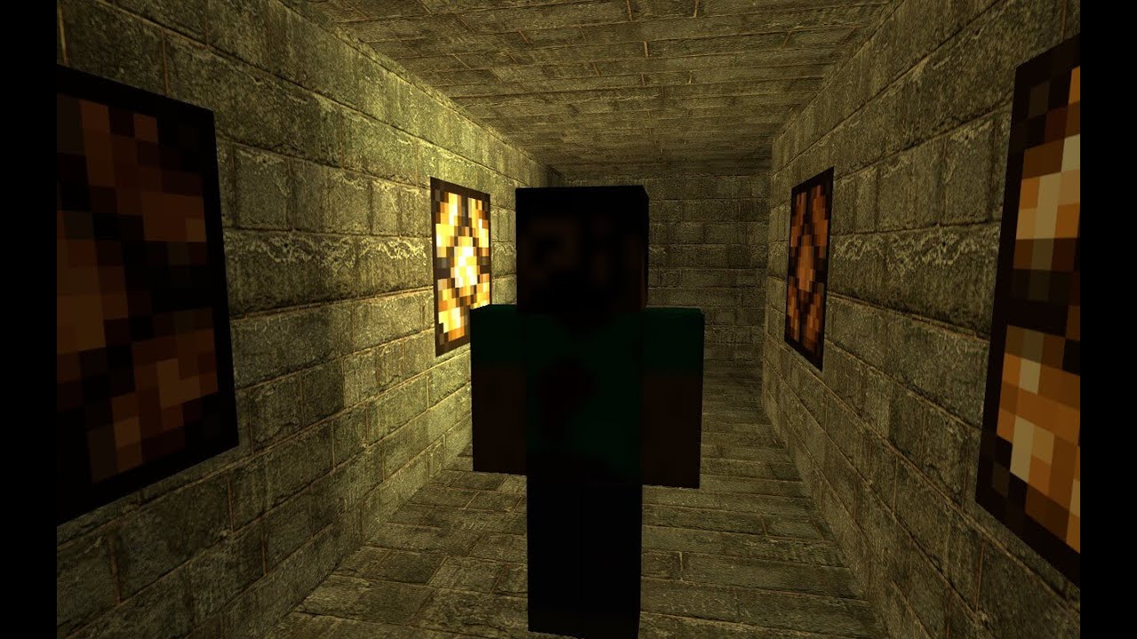 Майнкрафт карта хоррор на двоих со скримерами