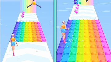 Fidget Run 🎨🍡📊 All Levels Gameplay Android,ios