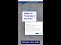 Clean up your outlook inbox shorts