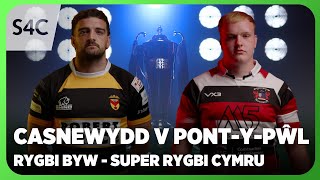RYGBI BYW: Casnewydd v Pont-y-pŵl | Super Rygbi Cymru | S4C