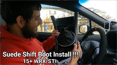 Alcantra Suede Shift Boot Install !! 15+ STI