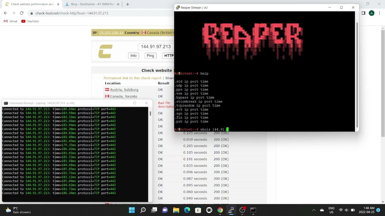 Powerful Reaper bOtnet 🥶|| Holding websites || Discord in description ...