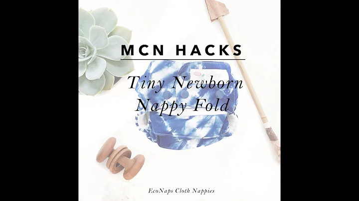 NEWBORN Cloth Nappy Hack | Setting your Nappy for an XS Newborn | EcoNap Modern Cloth Nappies