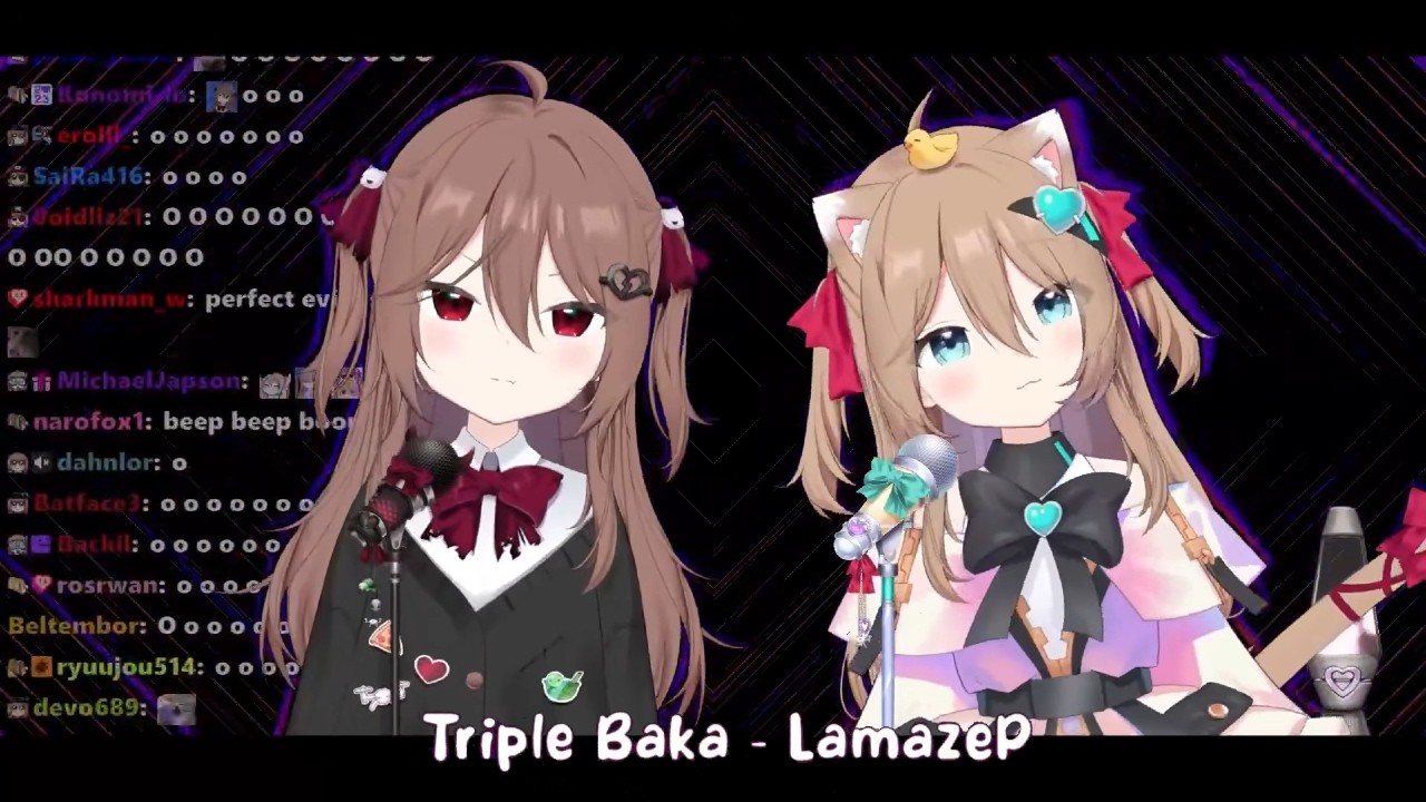 Evil Neuro x Neuro-Sama V3 sings Triple Baka by LamazeP [Karaoke