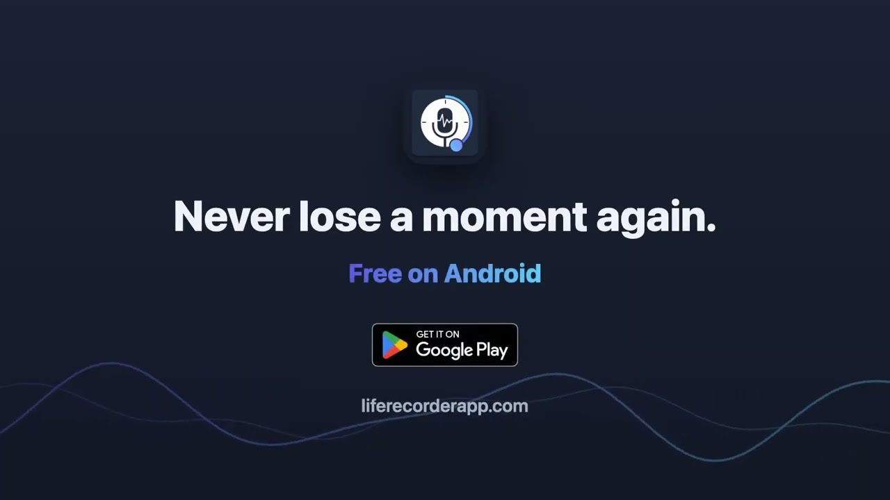 Life Recorder demo video — saving a moment after it happened