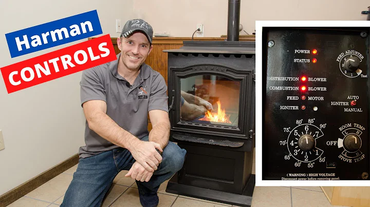 Harman P-Series pellet stove controls explained P68