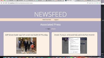 Newsfeed Walkthrough