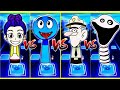 SPRUNKI OC RUMI🆚 HUNGRY SNAKE 🆚 CITY BOY 🆚 HUNGRY WORM COFFIN DANCE SONG IN TILES HOP