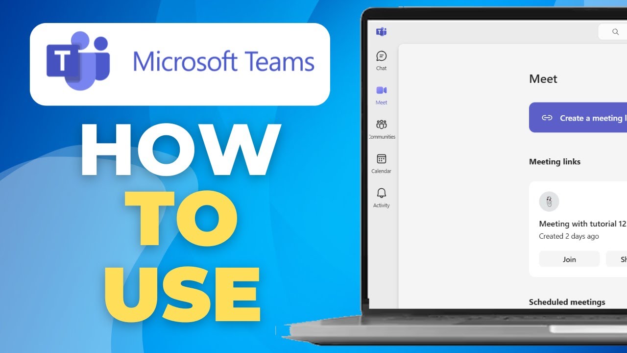 How To Use Microsoft Teams In Under 10 Minutes Quick Tutorial - YouTube