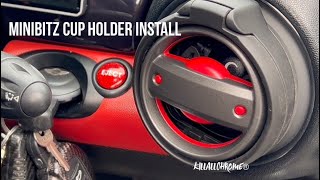 MINIBitz Cup Holder Install Video - KillAllChrome - R56 Gen 2
