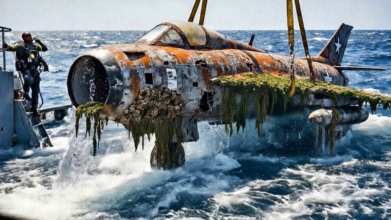 Lost on the Deep Seabed for Decades — Abandoned MiG-17 Jet Restored