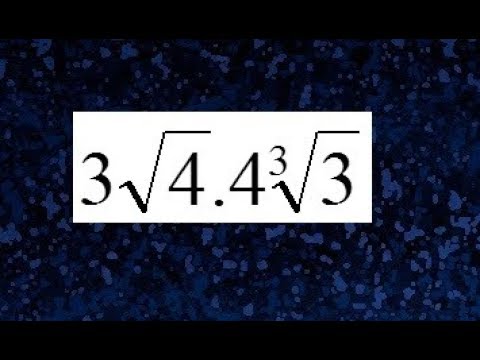 Video: ¿Puedes multiplicar una raíz cúbica por una raíz cuadrada?