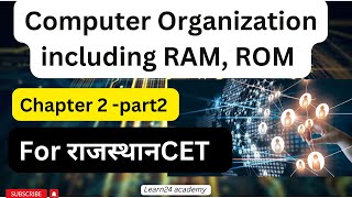 Computer Organization chapter 2- part 2; including RAM, ROM, File System, Input & Output Devices#cet
