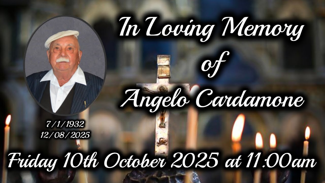 Funeral Services for Angelo Cardamone - YouTube