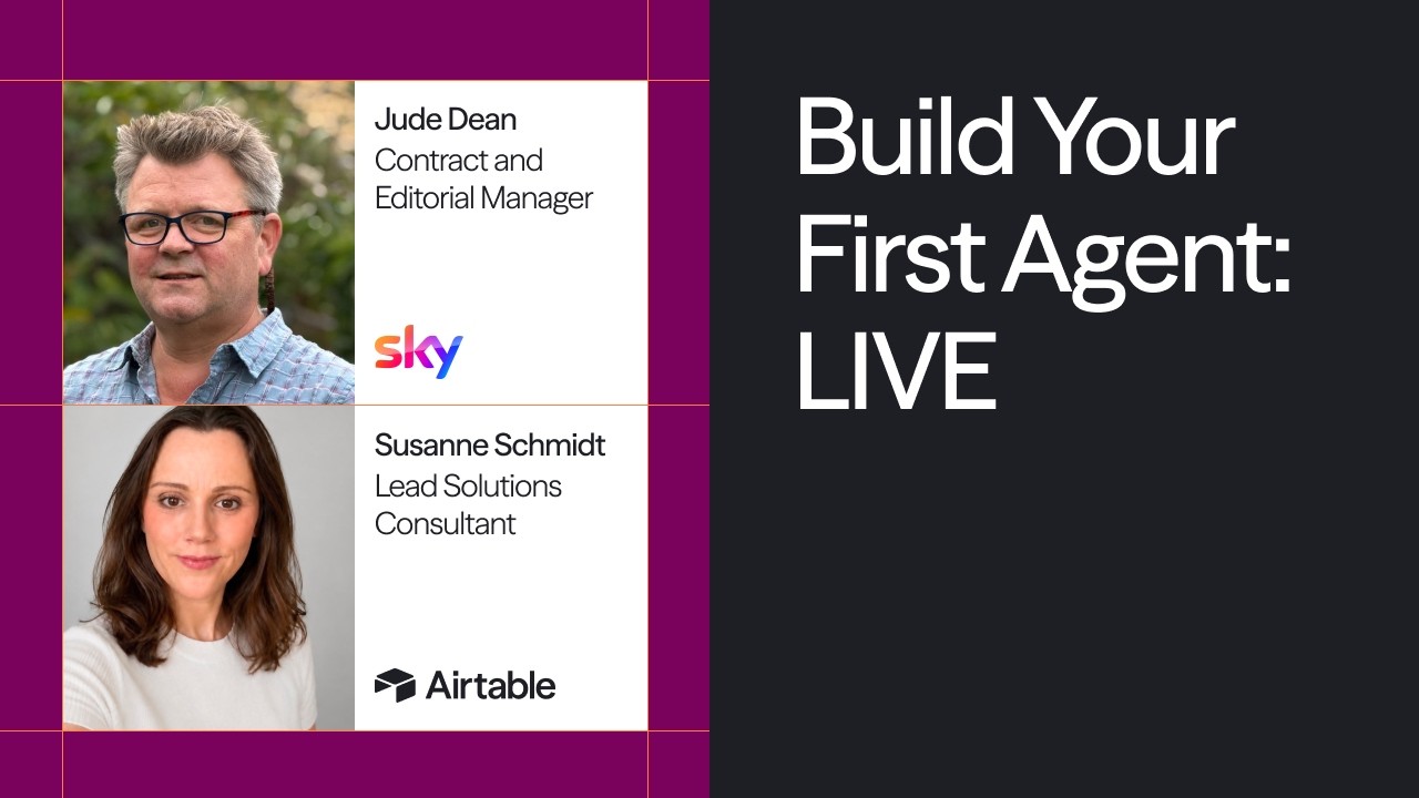 Build Your First Agent: LIVE
