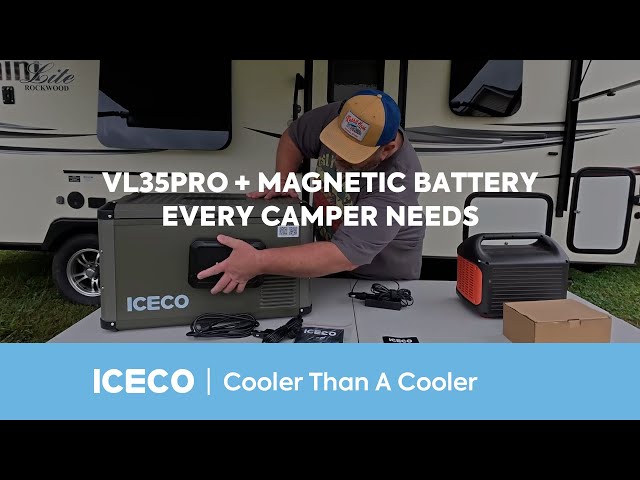 ICECO | Every Camper Needs VL35Pro + Magnetic Battery - YouTube