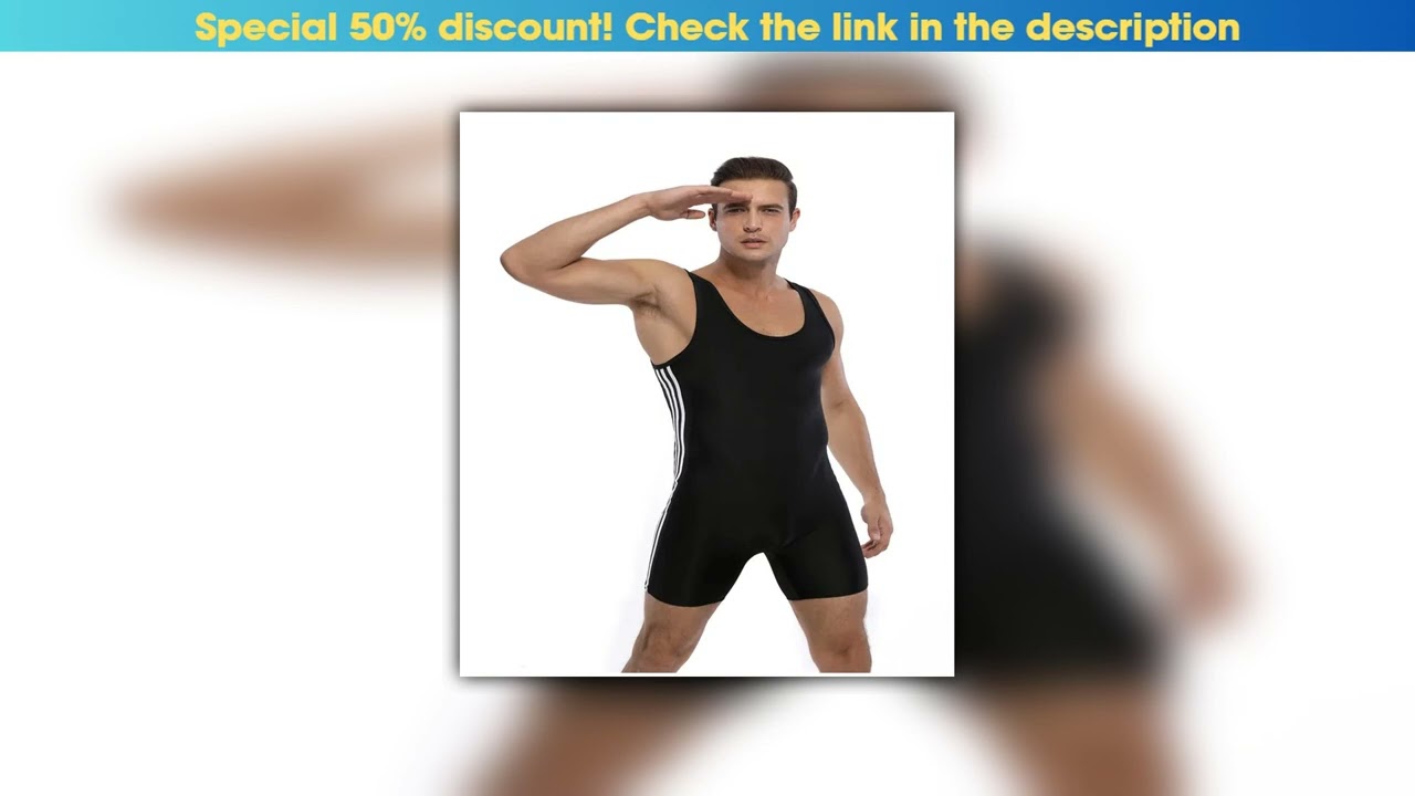 Top Men's Swimsuits Sexy One-piece Exercise And fitness  Swimming Trunks Super Elastic Drying Water