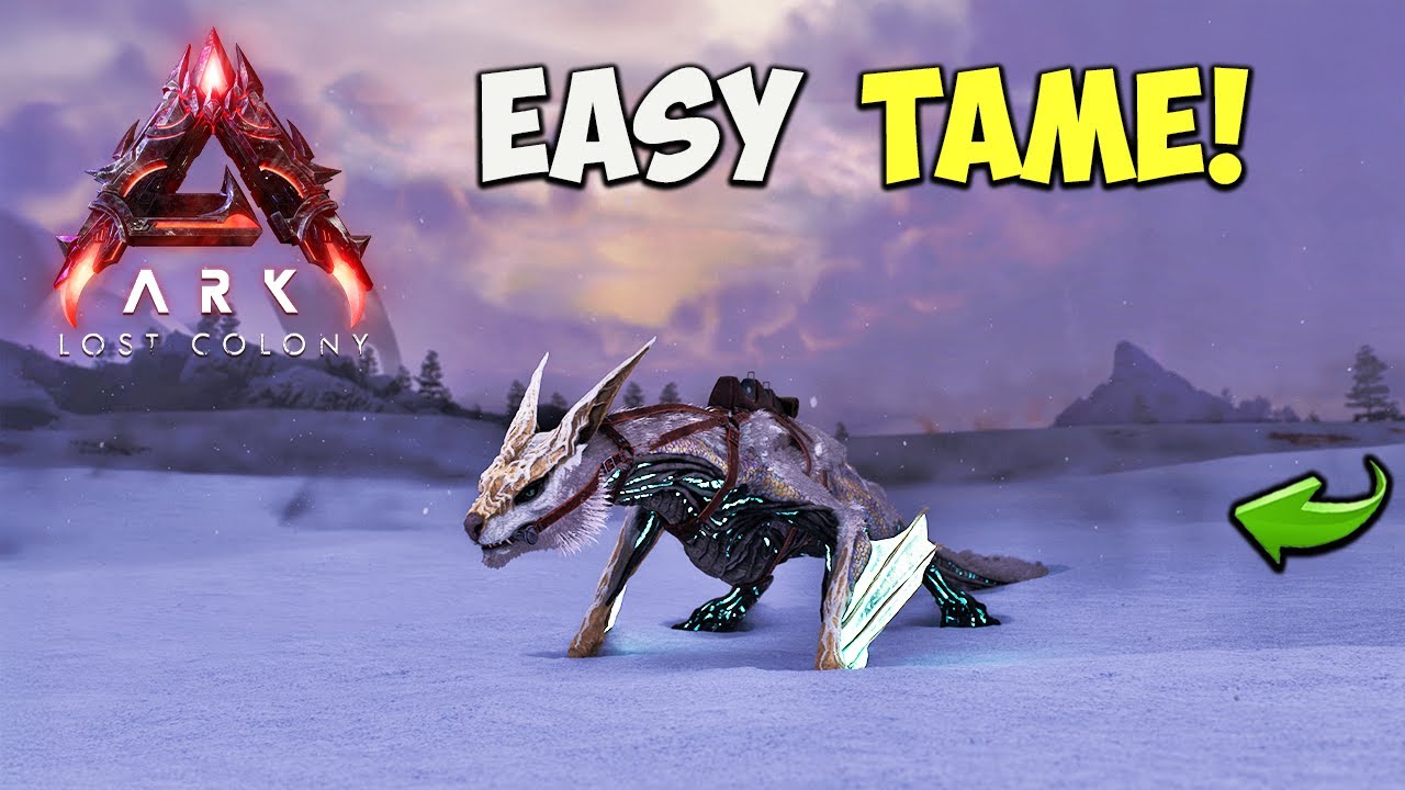 The Best Way To SOLO Tame a Managarmr EASY! on Lost Colony | ARK ...