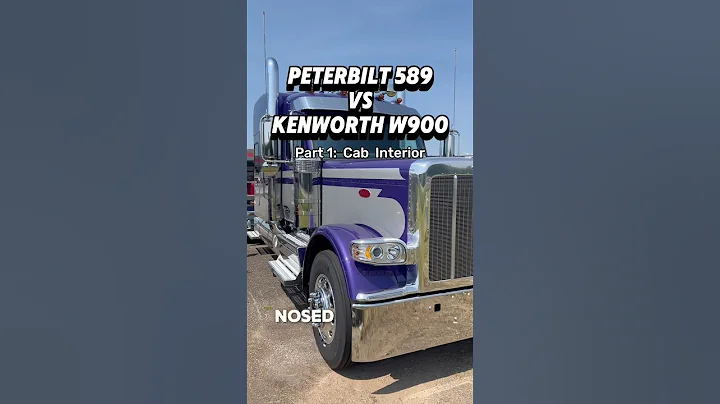 Peterbilt 589 or Kenworth W900: Cabin Interior Comparison.