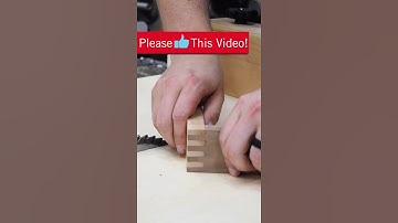 Easy Table Saw Finger Joints #shorts