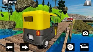 Tuk Tuk driver offroad drive : 2020- Android Auto Gameplay Hd screenshot 2