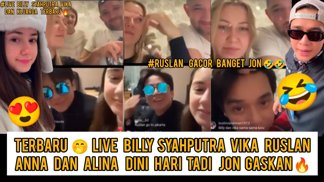 Wadidaw 🤭 live Terbaru billy syahputra vika ruslan, anna dan alina dini hari tadi jon gasakn 🔥