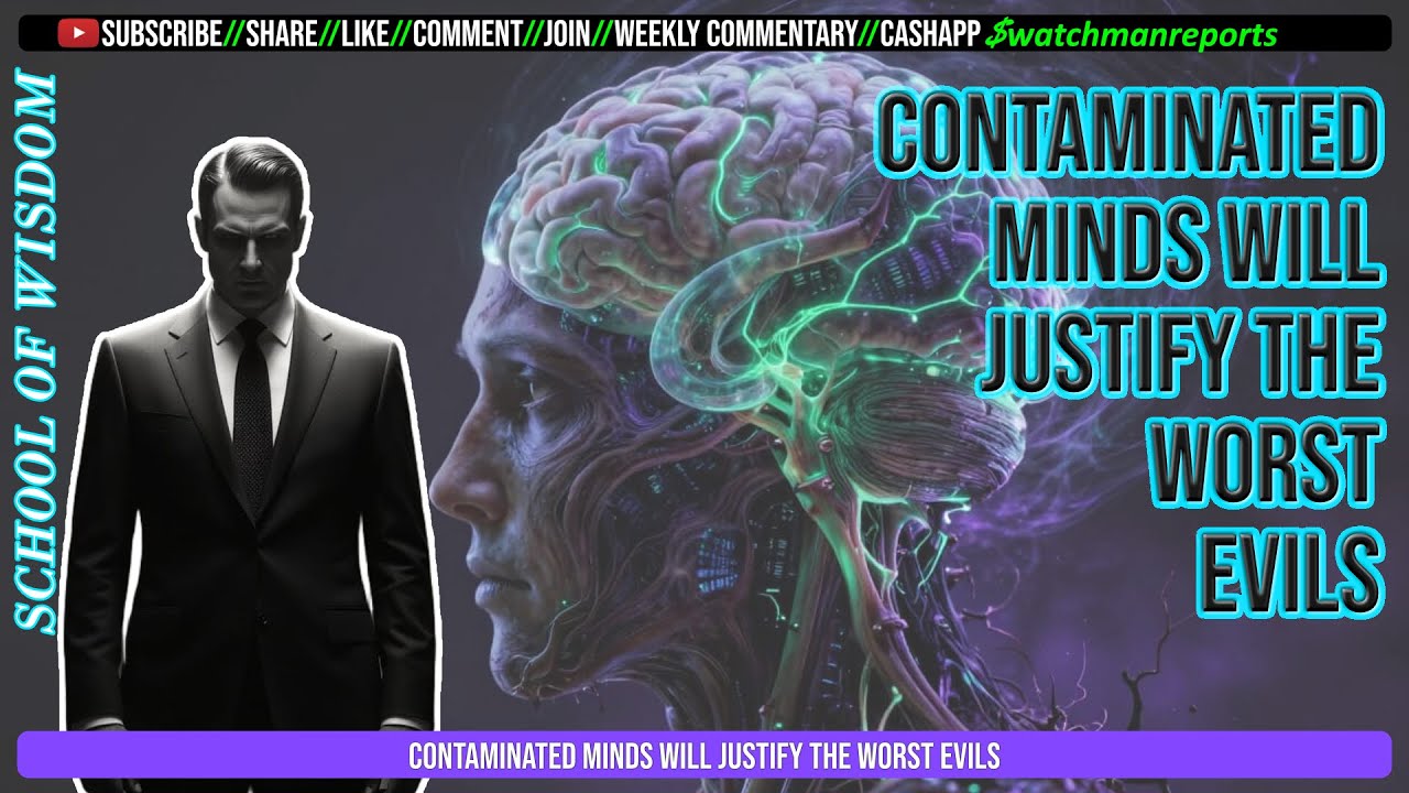 Contaminated minds will justify the worst evils - Guard your minds, hearts, eyes and ears