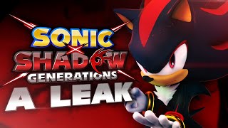 Shadow Generations A LEAK sa date de sortie !│SONIC INFO