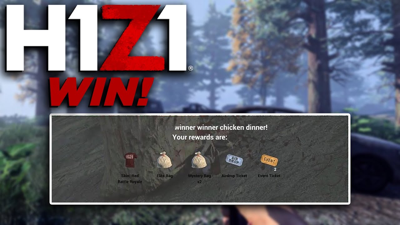 My First H1Z1 Battle Royale Win! (2015 Archive) - YouTube