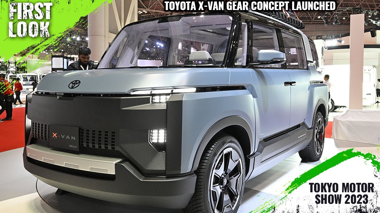 Toyota X-Van Gear Concept Launched @ Japan Mobility Show 2023 - First ...