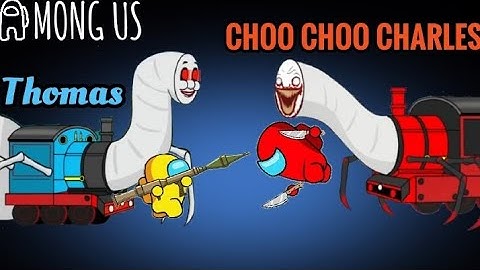 Monster School: CHOO CHOO CHARLES FAMILY | THOMAS & SIR BARRY CHOOCHOO - Among us Animation