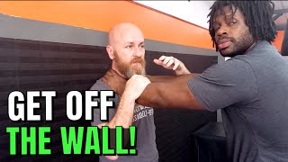 Do Not Get Pinned Against A Wall | MMA Technique for Self Defense