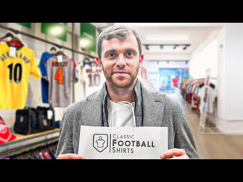 Fabrizio Romano Goes Shopping For Retro Football Shirts - Shirt Shopping