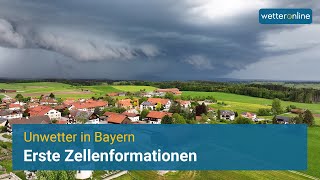 Starke Gewitter in Oberbayern
