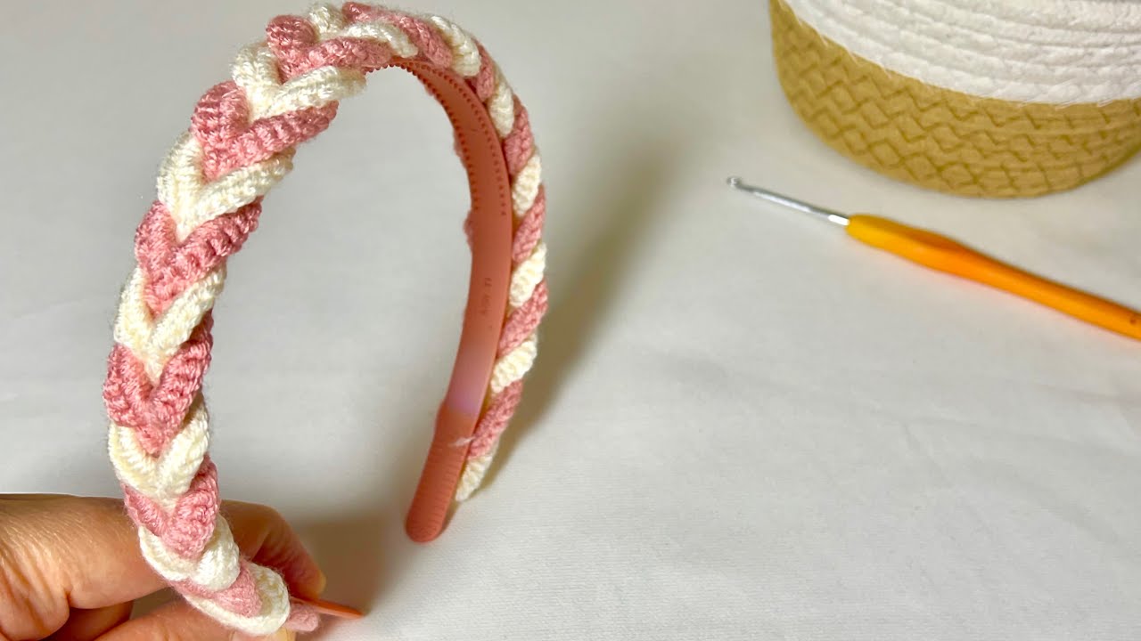 Crochet Hair Accessory 🎀 إكسسوار شعر كروشيه 💕