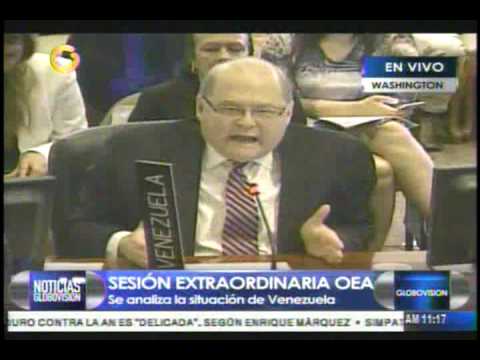 OAS Permanent Council of the OAS Pays tribute to the Representative of Venezuela, Ambassador Bernardo Álvarez (OAS - Organization of American States)