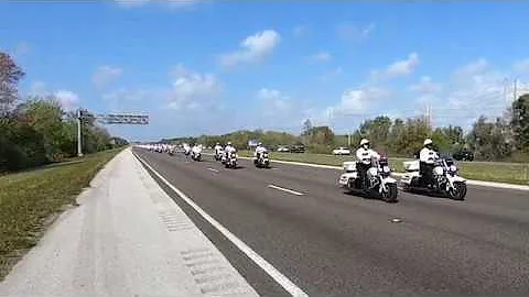Procession for Fallen FHP Trooper Joseph Bullock 2...
