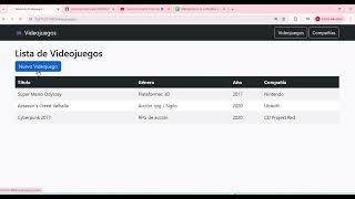 Gestor de Videojuegos en Django | CRUD + Relación con Compañías