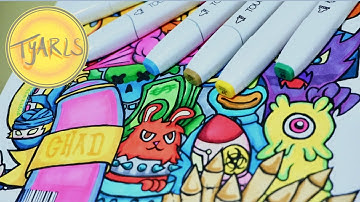 TRYING OUT MY NEW TOUCHFIVE MARKERS(So Satisfying)