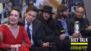 Backstage With July Talk At The 2015 Juno Gala Dinner & Awards