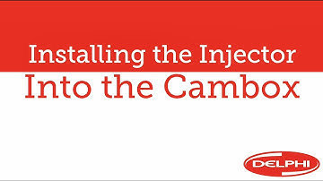 How to Install an Injector into the HK1400 Cambox